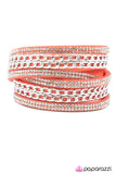 Paparazzi "Glitz Blitz" Orange Wrap Bracelet Paparazzi Jewelry