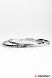 Paparazzi "Glitz Royale - Silver" bracelet Paparazzi Jewelry