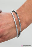 Paparazzi "Glitz Royale - Silver" bracelet Paparazzi Jewelry