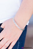 Paparazzi "Glitz Royale - White" bracelet Paparazzi Jewelry