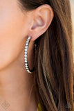 Paparazzi "Global Gleam" Black FASHION FIX Earrings Paparazzi Jewelry