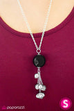 Paparazzi "Globetrotter" Black Necklace & Earring Set Paparazzi Jewelry