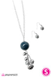 Paparazzi "Globetrotter" Blue Necklace & Earring Set Paparazzi Jewelry