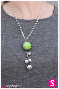 Paparazzi "Globetrotter" Green Necklace & Earring Set Paparazzi Jewelry