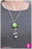 Paparazzi "Globetrotter" Green Necklace & Earring Set Paparazzi Jewelry