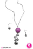 Paparazzi "Globetrotter" Purple Necklace & Earring Set Paparazzi Jewelry