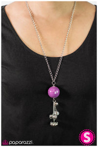 Paparazzi "Globetrotter" Purple Necklace & Earring Set Paparazzi Jewelry