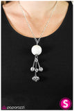 Paparazzi "Globetrotter" White Necklace & Earring Set Paparazzi Jewelry