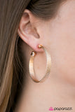 Paparazzi "GLOW and Behold - Gold" earring Paparazzi Jewelry