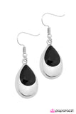 Paparazzi "Glowing With Beauty - Black" earring Paparazzi Jewelry