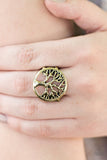 Paparazzi "Go Climb A Tree - Brass" ring Paparazzi Jewelry