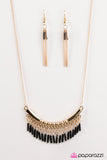 Paparazzi "Goddess Grandeur - Gold" necklace Paparazzi Jewelry