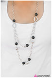 Paparazzi "Go Down In History - Black" necklace Paparazzi Jewelry