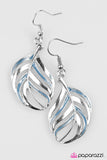 Paparazzi "Go, FLIGHT, Win! - Blue" earring Paparazzi Jewelry