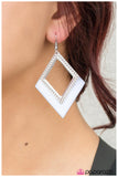 Paparazzi "Go Fly A Kite - White" earring Paparazzi Jewelry