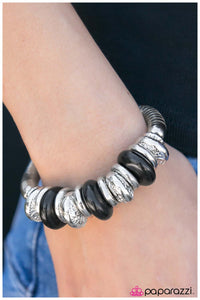 Paparazzi "Go For A Spin - Black" bracelet Paparazzi Jewelry