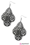 Paparazzi "Go For Baroque" Silver Earrings Paparazzi Jewelry