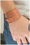 Paparazzi "Go-Getter - Orange" bracelet Paparazzi Jewelry