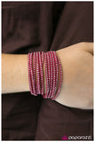 Paparazzi "Go-Getter - Pink" bracelet Paparazzi Jewelry