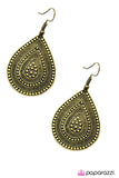 Paparazzi "Going Native" Brass Earrings Paparazzi Jewelry