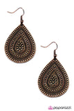 Paparazzi "Going Native" Copper Earrings Paparazzi Jewelry