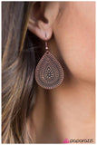Paparazzi "Going Native" Copper Earrings Paparazzi Jewelry