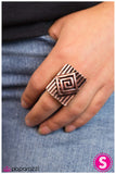 Paparazzi "Going Rogue" Copper Ring Paparazzi Jewelry