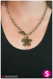 Paparazzi "Going Solo - Brass" necklace Paparazzi Jewelry