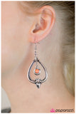 Paparazzi "Go It Alone" Orange Earrings Paparazzi Jewelry