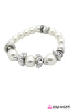 Paparazzi "Gondola Ride - White" bracelet Paparazzi Jewelry