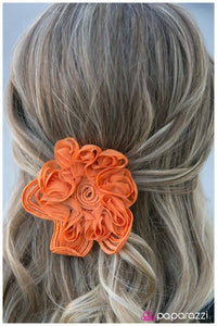 Paparazzi "Goodbye Kiss - Orange" hair clip Paparazzi Jewelry