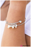 Paparazzi "Good Evening" White Bracelet Paparazzi Jewelry