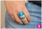 Paparazzi "Good Natured - Green" ring Paparazzi Jewelry