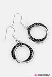 Paparazzi "Go On and Sparkle" Black Earrings Paparazzi Jewelry
