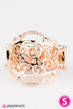 Paparazzi "Gorgeous Gardens - Rose Gold" ring Paparazzi Jewelry