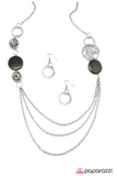 Paparazzi "Gossip Girl" Brown Necklace & Earring Set Paparazzi Jewelry