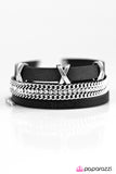 Paparazzi "Go The X-tra Mile - Black" bracelet Paparazzi Jewelry