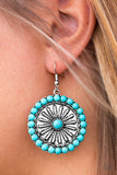 Paparazzi "Go West - Blue" earring Paparazzi Jewelry