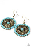 Paparazzi "Go West - Brass" earring Paparazzi Jewelry