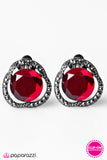 Paparazzi "Grand Duchess - Red" earring Paparazzi Jewelry
