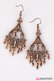 Paparazzi "Grand Genie" Copper Earrings Paparazzi Jewelry