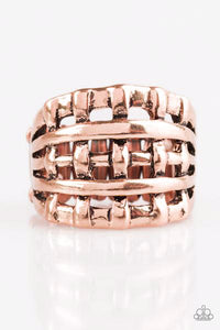 Paparazzi "Go To GRATE Lengths" Copper Ring Paparazzi Jewelry