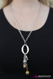 Paparazzi "Great Splendor" Yellow Necklace & Earring Set Paparazzi Jewelry