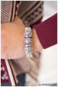 Paparazzi "Greek Goddess - Purple" bracelet Paparazzi Jewelry