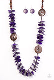 Paparazzi "Greetings From Tahiti - Purple" necklace Paparazzi Jewelry
