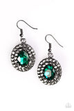 Paparazzi "Grit and Glitter" Green Earrings Paparazzi Jewelry