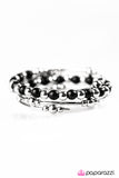 Paparazzi "Groundbreaking - Black" bracelet Paparazzi Jewelry