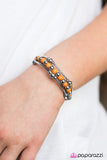 Paparazzi "Groundbreaking - Orange" bracelet Paparazzi Jewelry