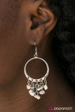 Paparazzi "Ground Control" White Earrings Paparazzi Jewelry