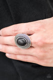 Paparazzi "Ground Force - Black" ring Paparazzi Jewelry